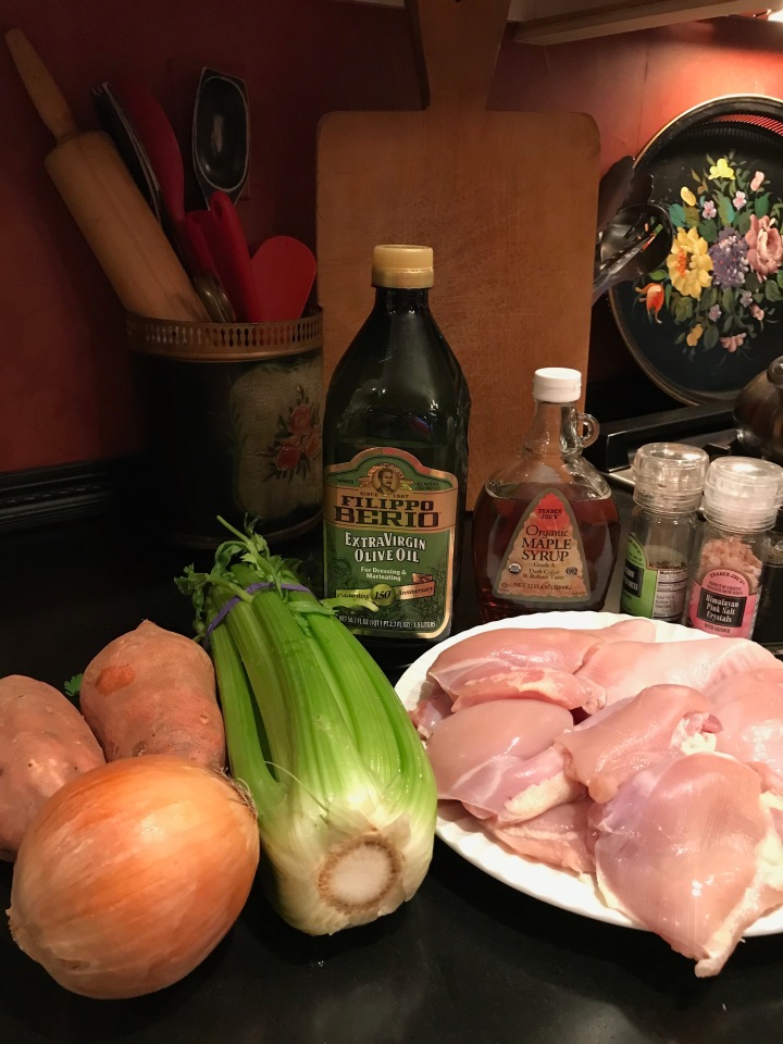 Ingrediants for Roasted Maple Chicken